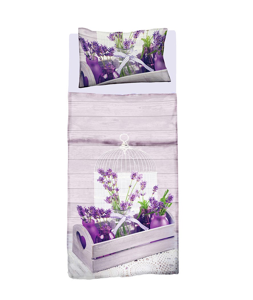 Vicino a Te Completo letto singolo con stampa digitale