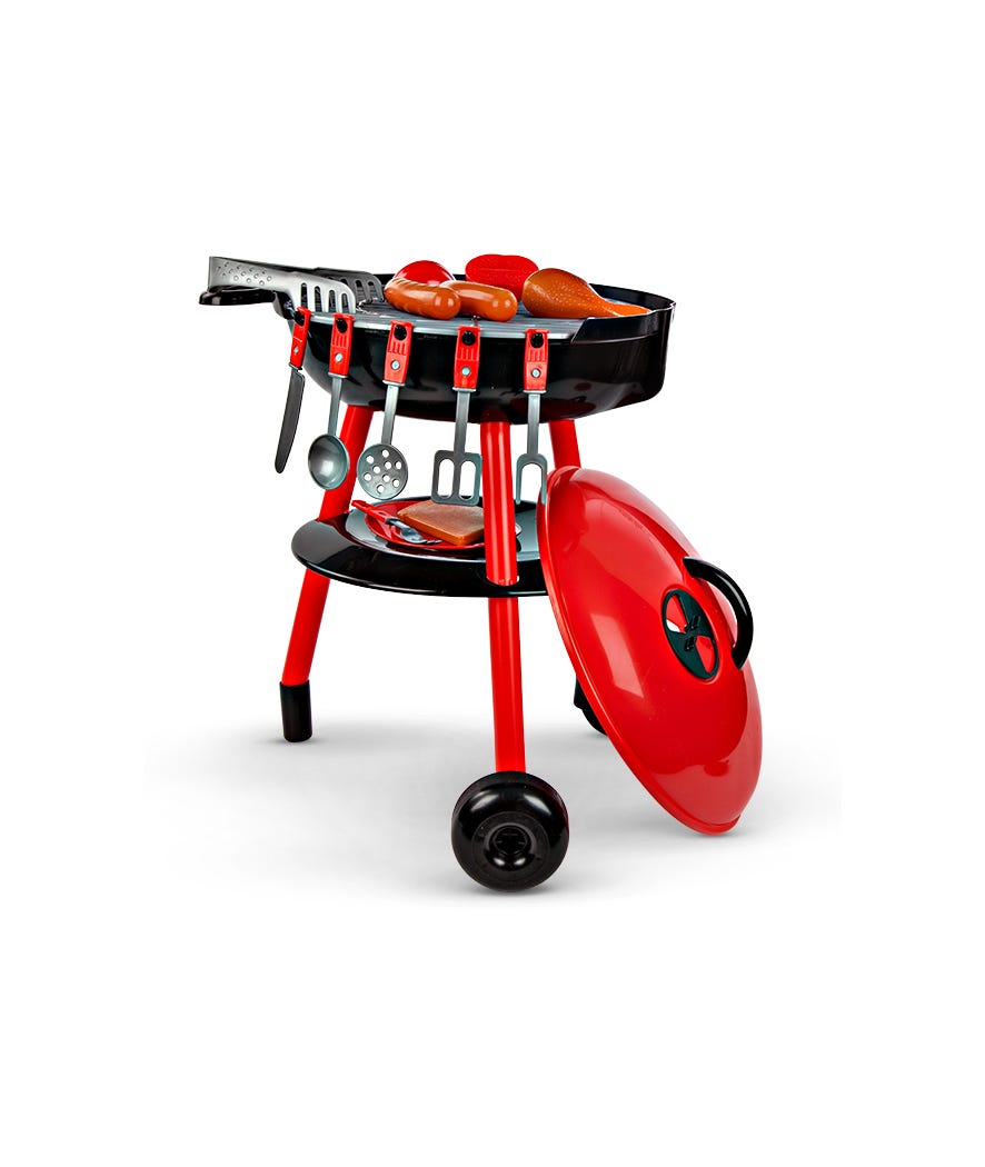 Barbecue con accessori gioco