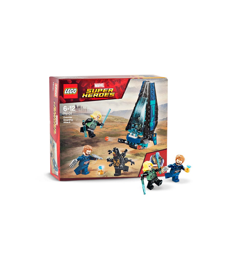 Lego Super Heroes Marvel - Attacco della Dropship degli Outrider