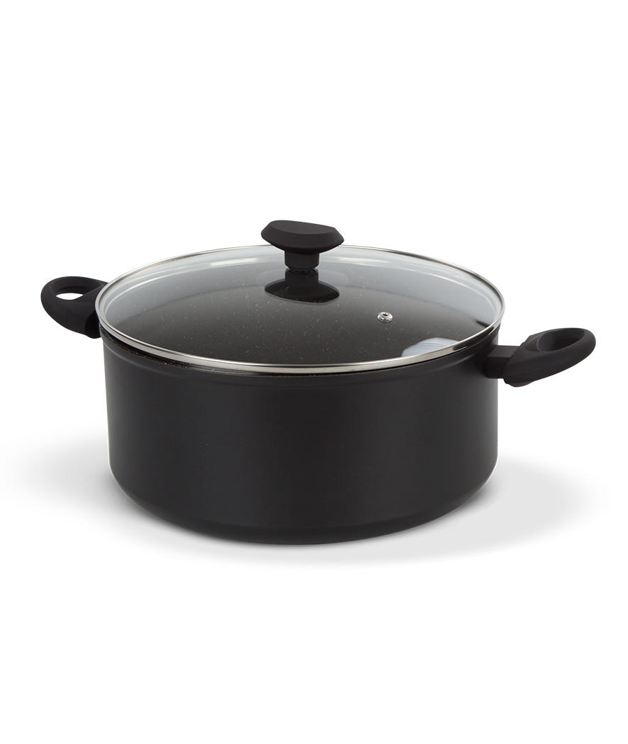 Sistema Casa Casseruola 28 cm con coperchio in vetro
