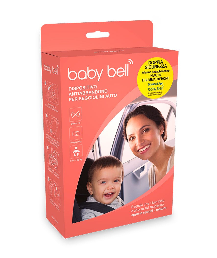 Baby Bell Dispositivo antiabbandono seggiolino auto