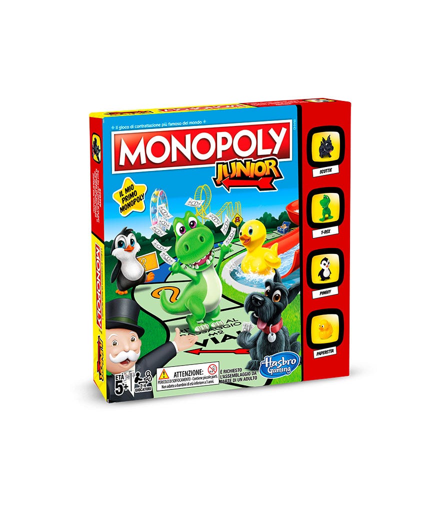 Monopoly Junior gioco da tavola (+5)