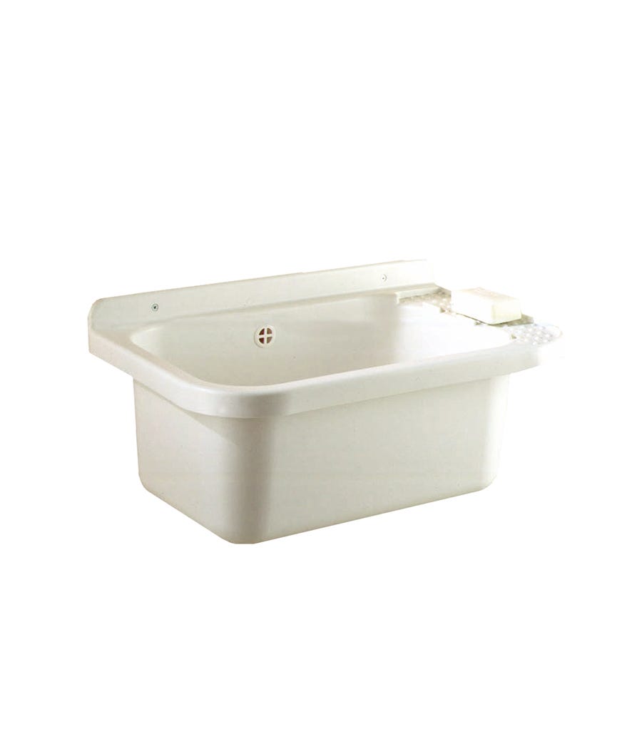 Lavabo a parete da interno o esterno bianco