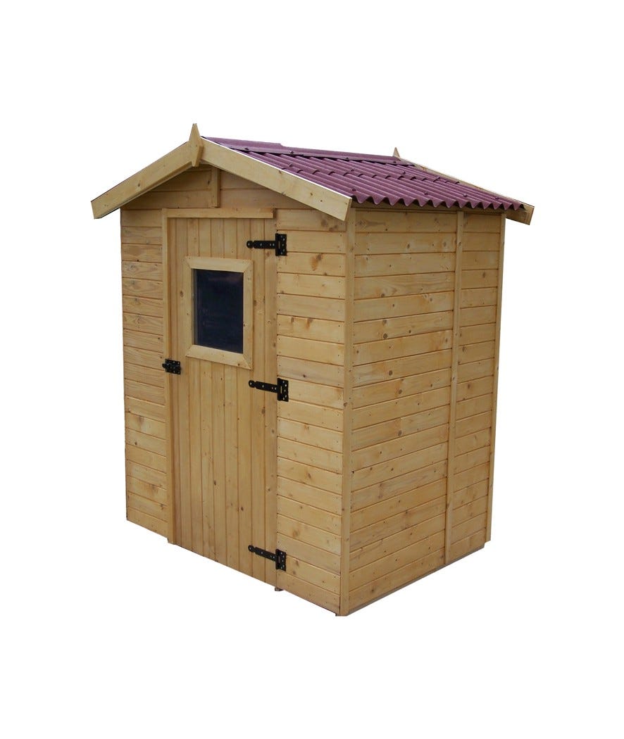 Casetta Eden a pannelli 16 mm con pavimento 160x120 cm legno