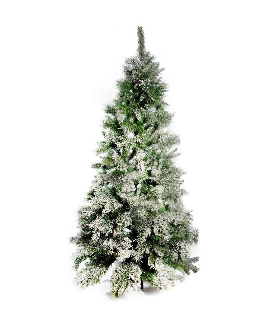 Albero Trentino innevato 180 cm bicolor