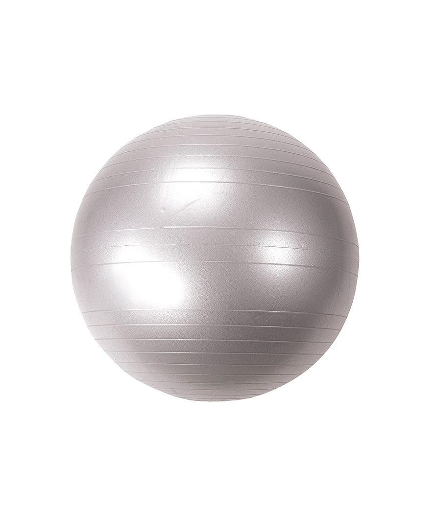 Palla gonfiabile gym ball 75 cm grigio