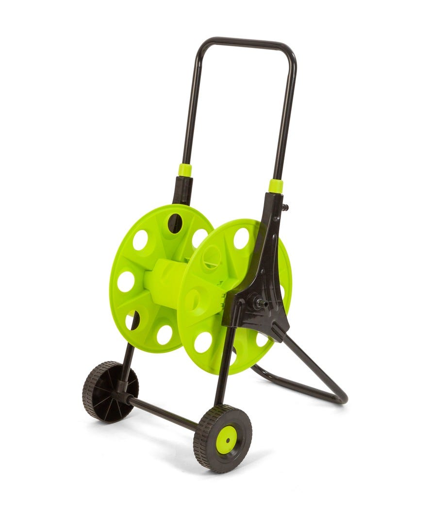 Carrello avvolgitubo verde