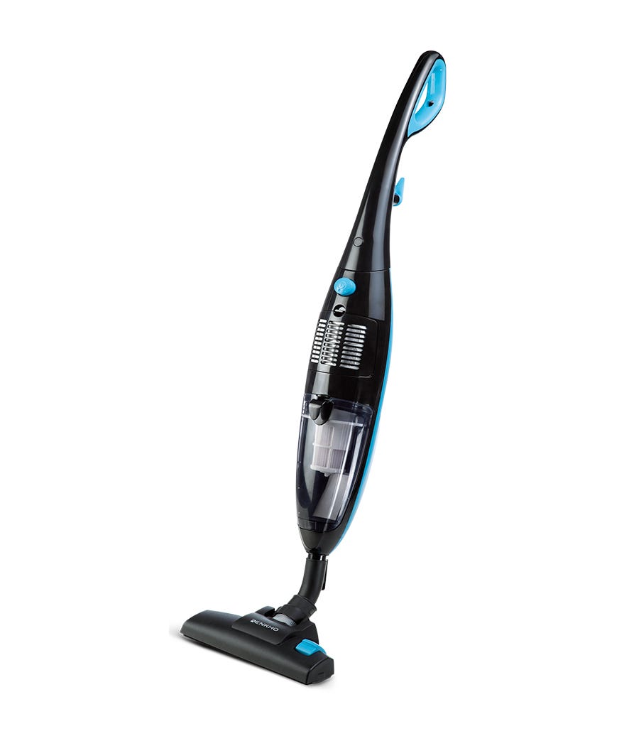Scopa elettrica con tecnologia ciclonica nero