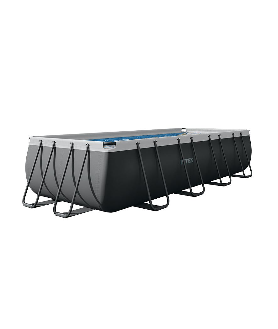 Intex Piscina Ultra XTR Frame rettangolare con pompa a sabbia scaletta doppia 26356