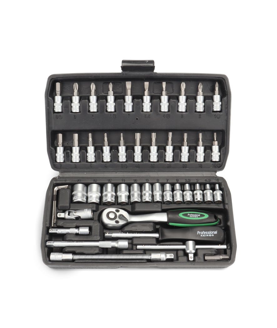 Professional Keiros Set chiavi a bussola e cricchetto