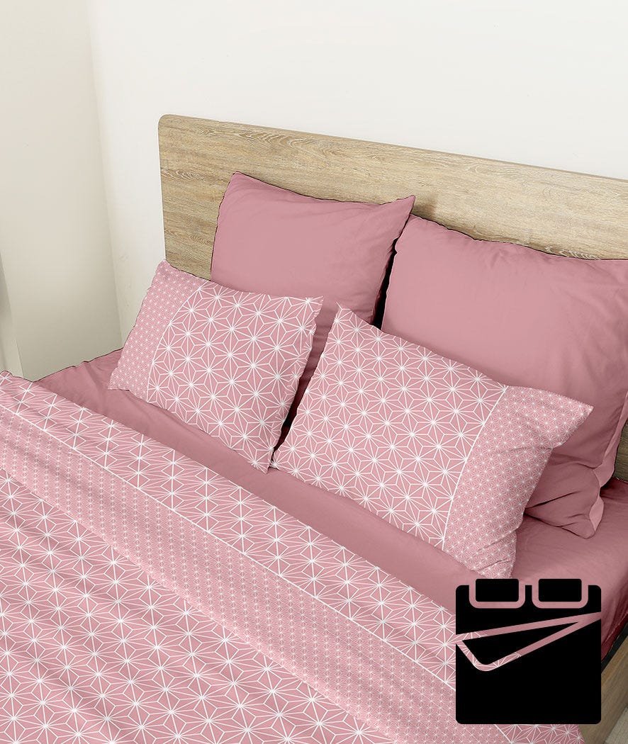 Completo letto matrimoniale con 4 federe