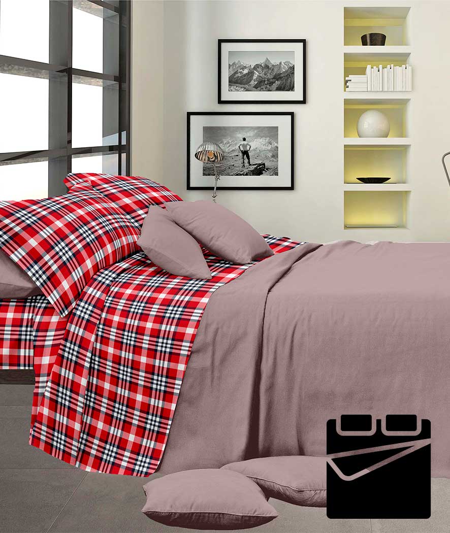 Vicino a Te Completo letto flanella matrimoniale