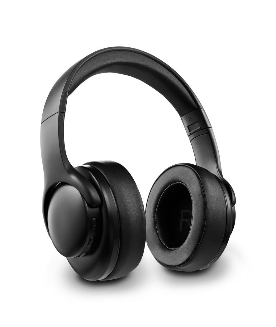 Cuffie bluetooth nero