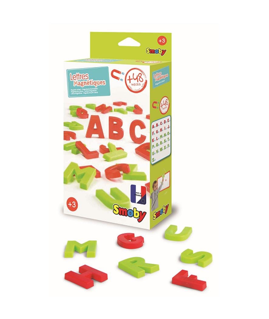 Lettere magnetiche 48 pezzi multicolor