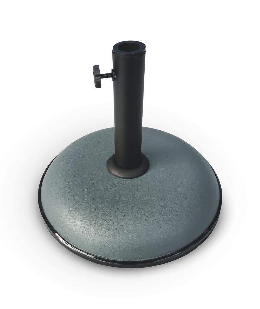 Base per ombrellone grigio