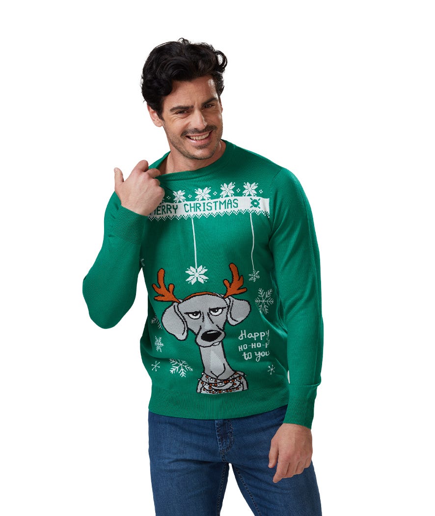 Maglione natalizio uomo donna bambino a