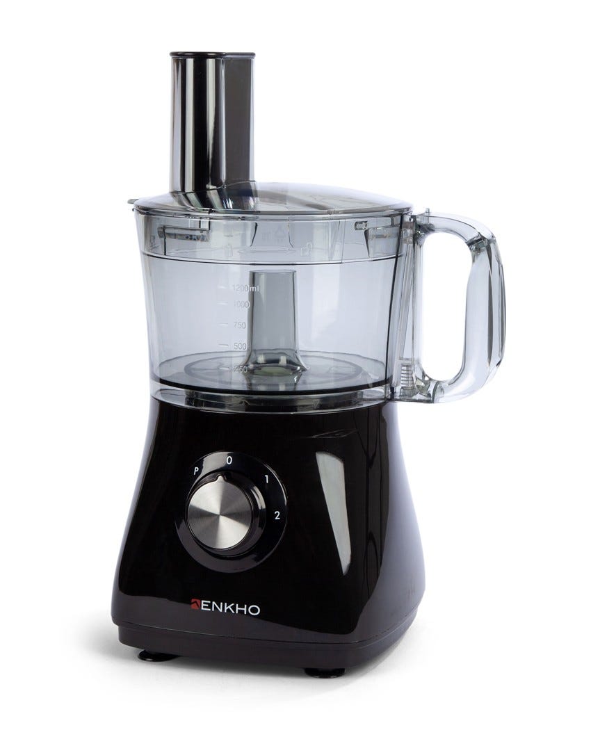 Robot da cucina con accessori nero