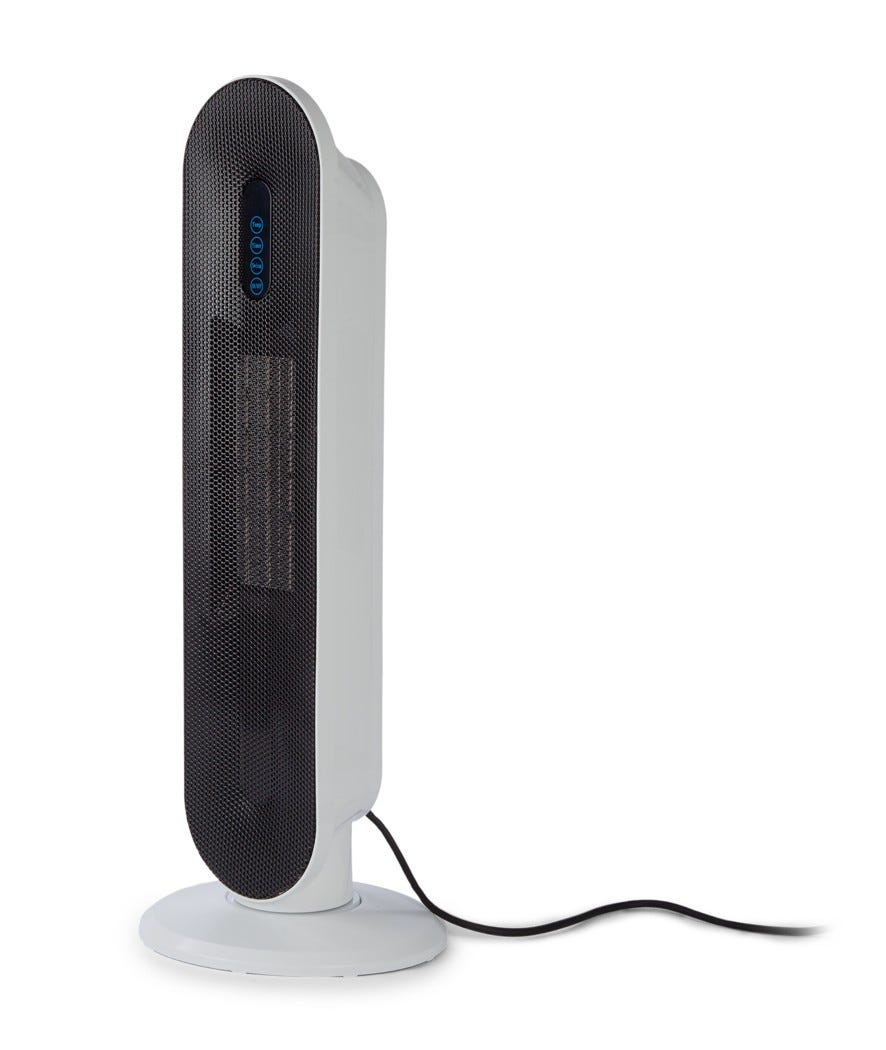 Termoventilatore ceramico bianco