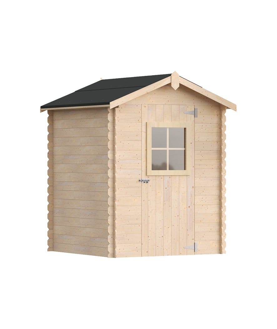 Casetta 16 mm senza pavimento 146x146 cm legno