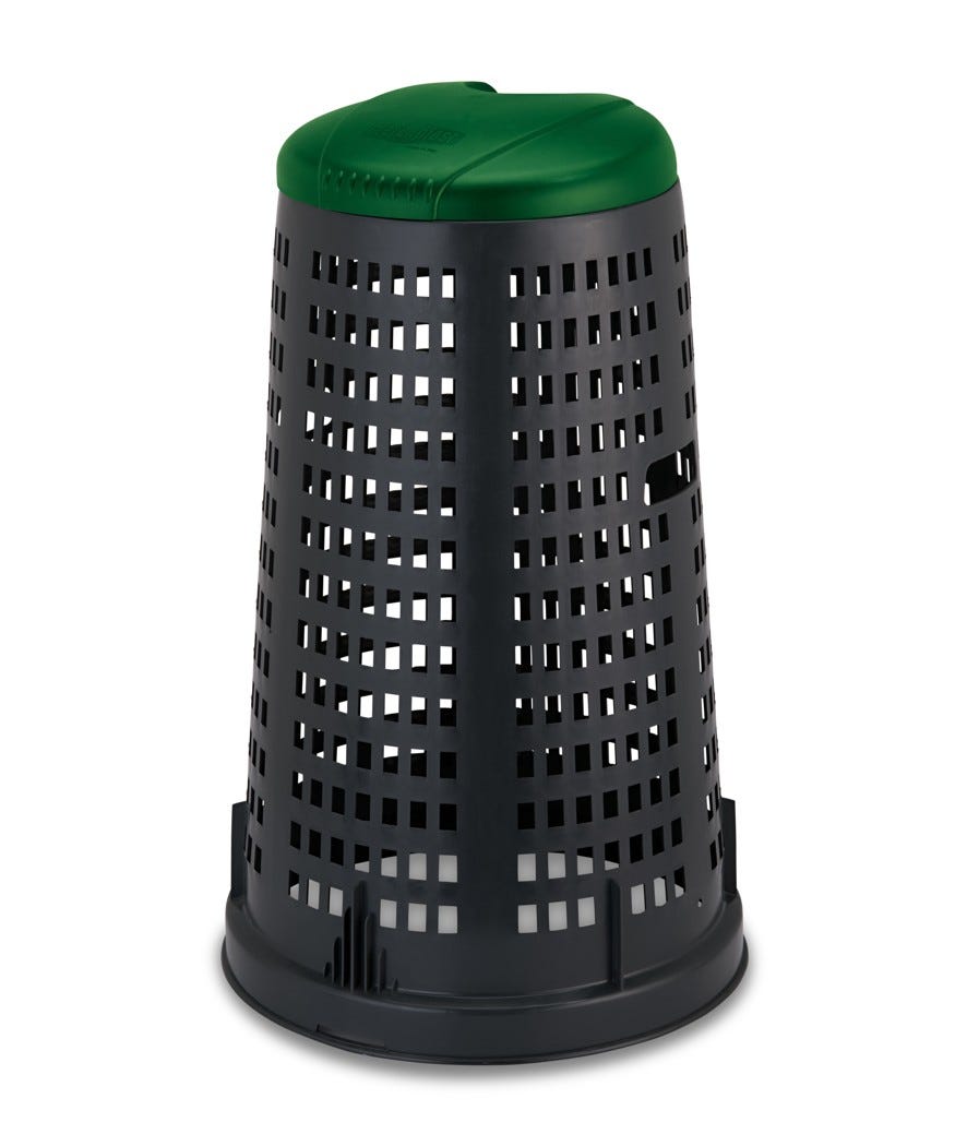 Bidone porta sacco con coperchio 100 L bicolor