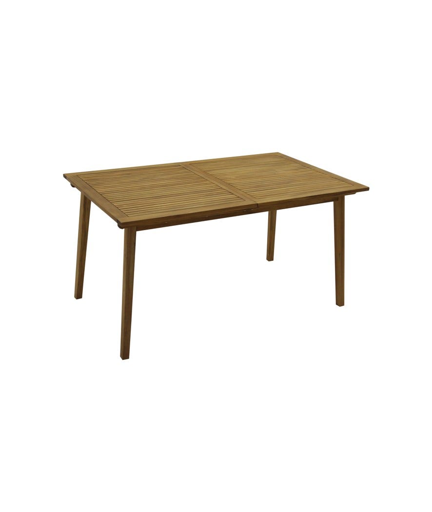 Tavolo rettangolare con estensione legno
