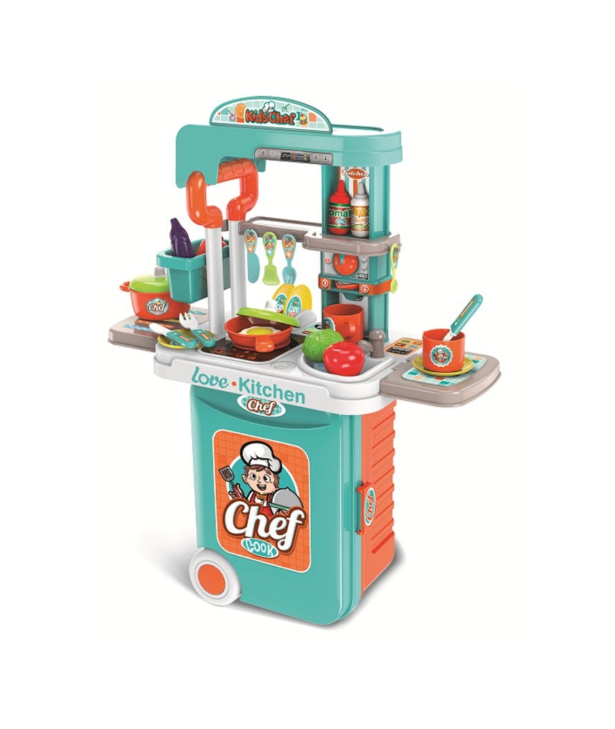 Trolley Mr Chef giramondo 3 in 1 multicolor