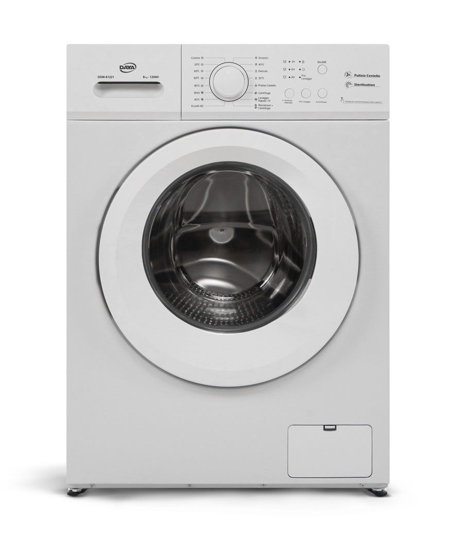 Lavatrice carica frontale DSW 81221 bianco