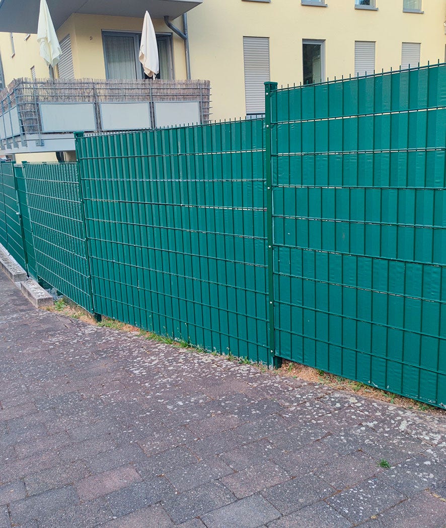 Frangivista in pvc verde scuro