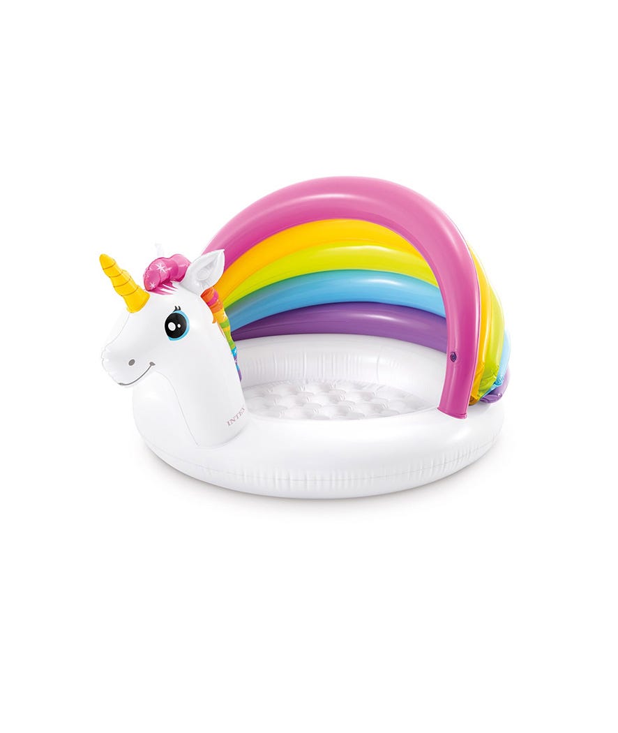 Piscina baby unicorno multicolor