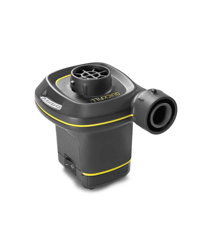 Pompa elettrica per gonfiaggio e sgonfiaggio Quickfill 66634 nero