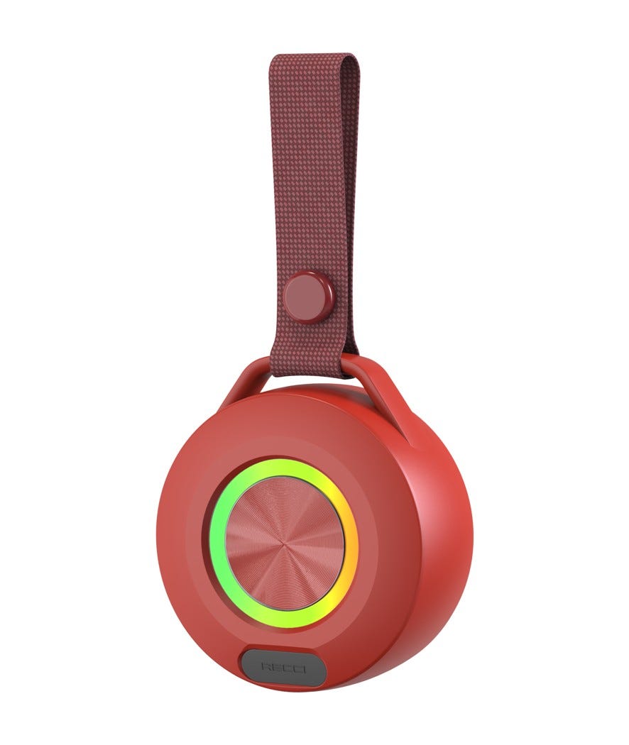 Wireless speaker lightbeat nero rosso rosso