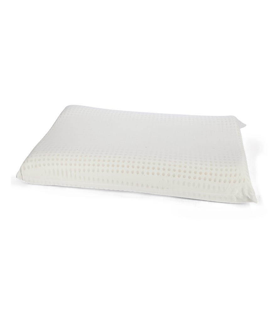 Guanciale cervicale in memory foam bianco
