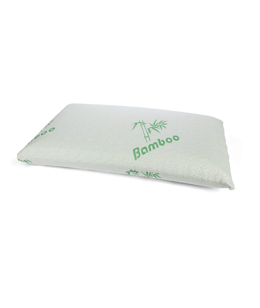 Guanciale in memory foam bianco