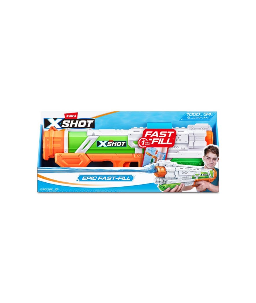 Pistola ad acqua X SHOT EPIC FAST FILL 56221 multicolor
