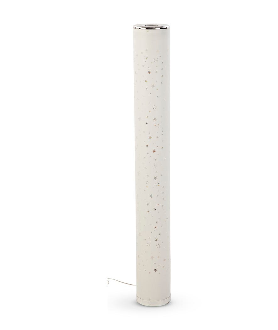Piantana LED effetto cielo stellato nero