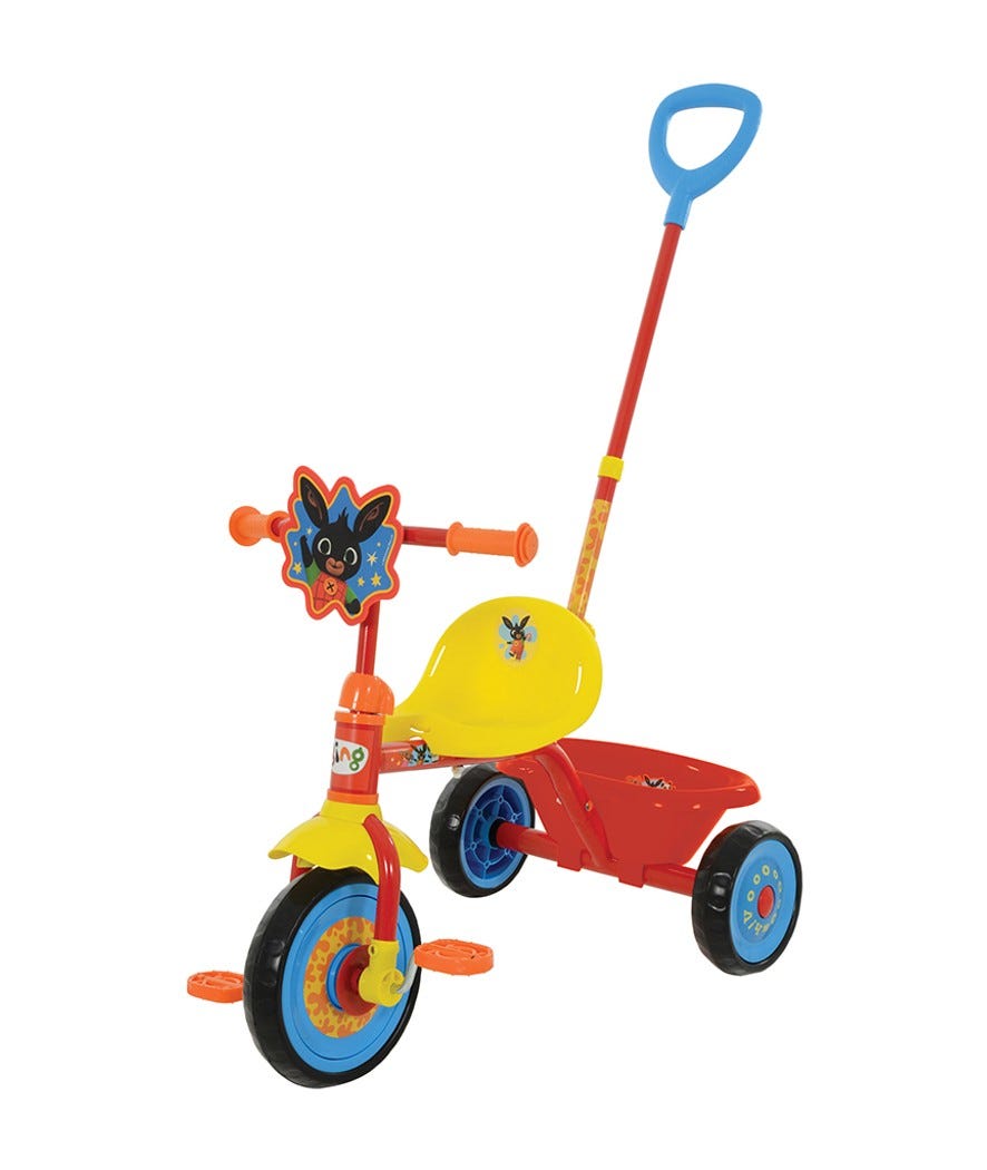 Triciclo a 3 ruote con maniglione posteriore Bing Bing