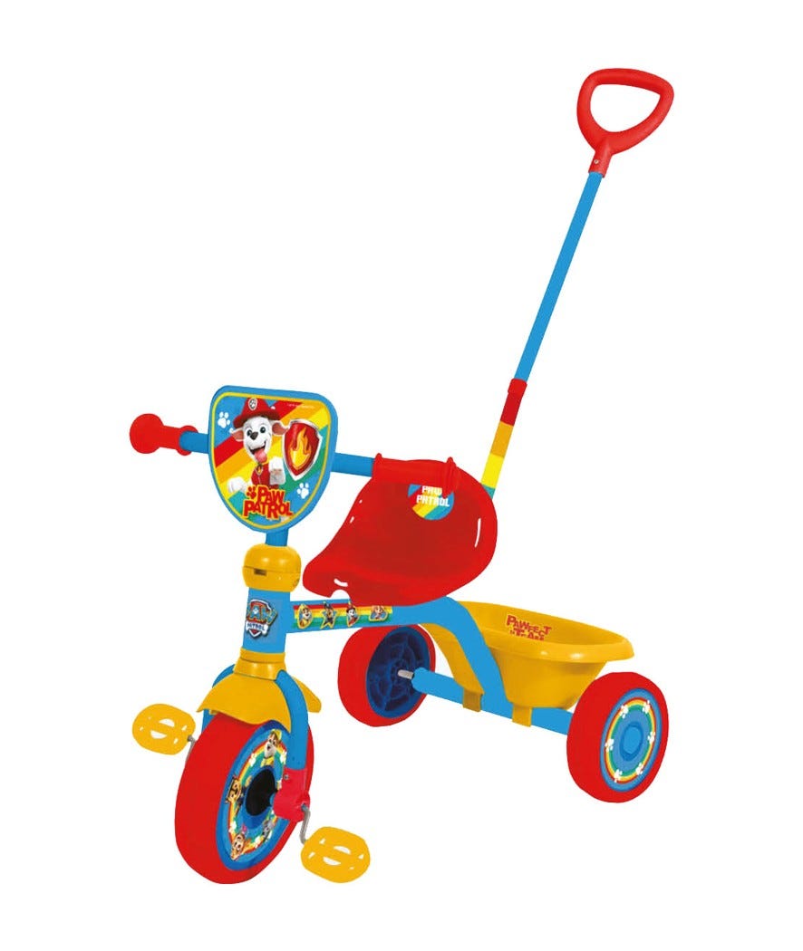 Triciclo a 3 ruote con maniglione posteriore Paw Patrol Paw Patrol