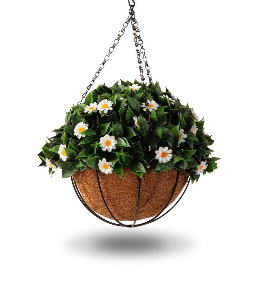 Vaso con fiori artificiali