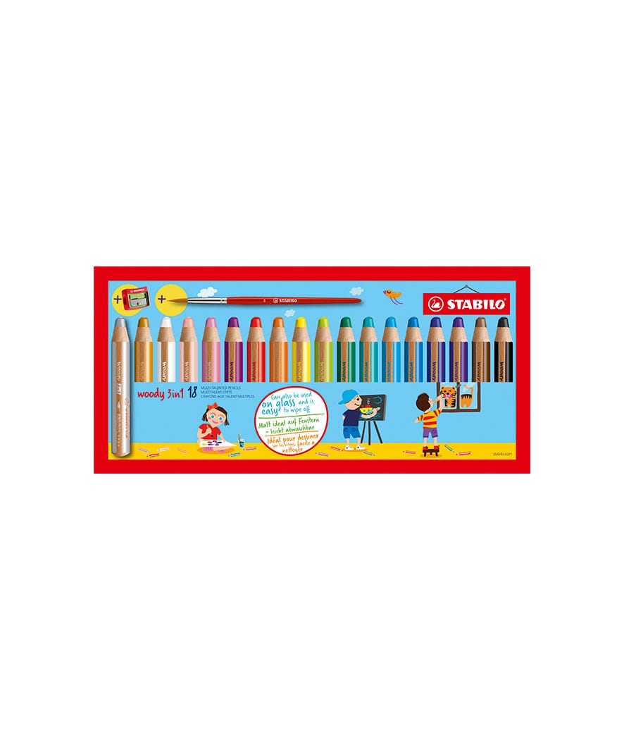 Stabilo Woody 3 in 1 multicolor