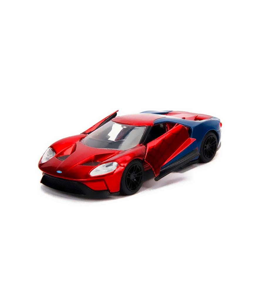 Spiderman Marvel Ford GT rosso