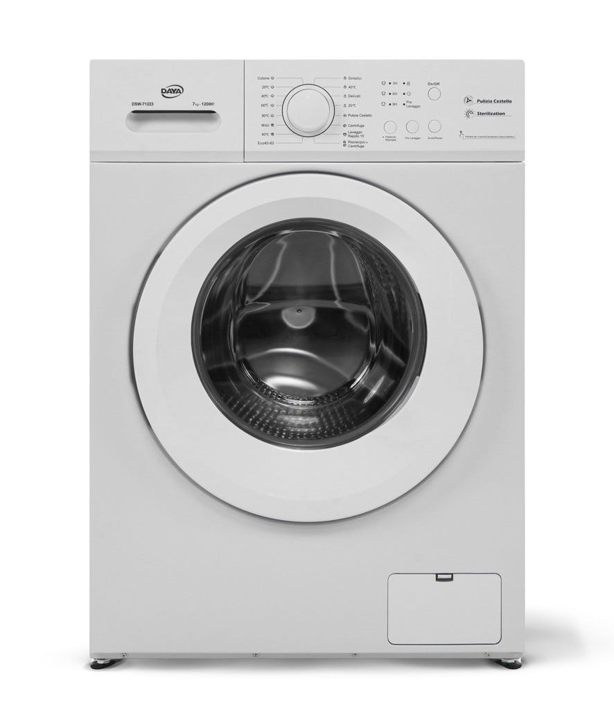 Lavatrice a carica frontale 7 kg DSW 71223 bianco