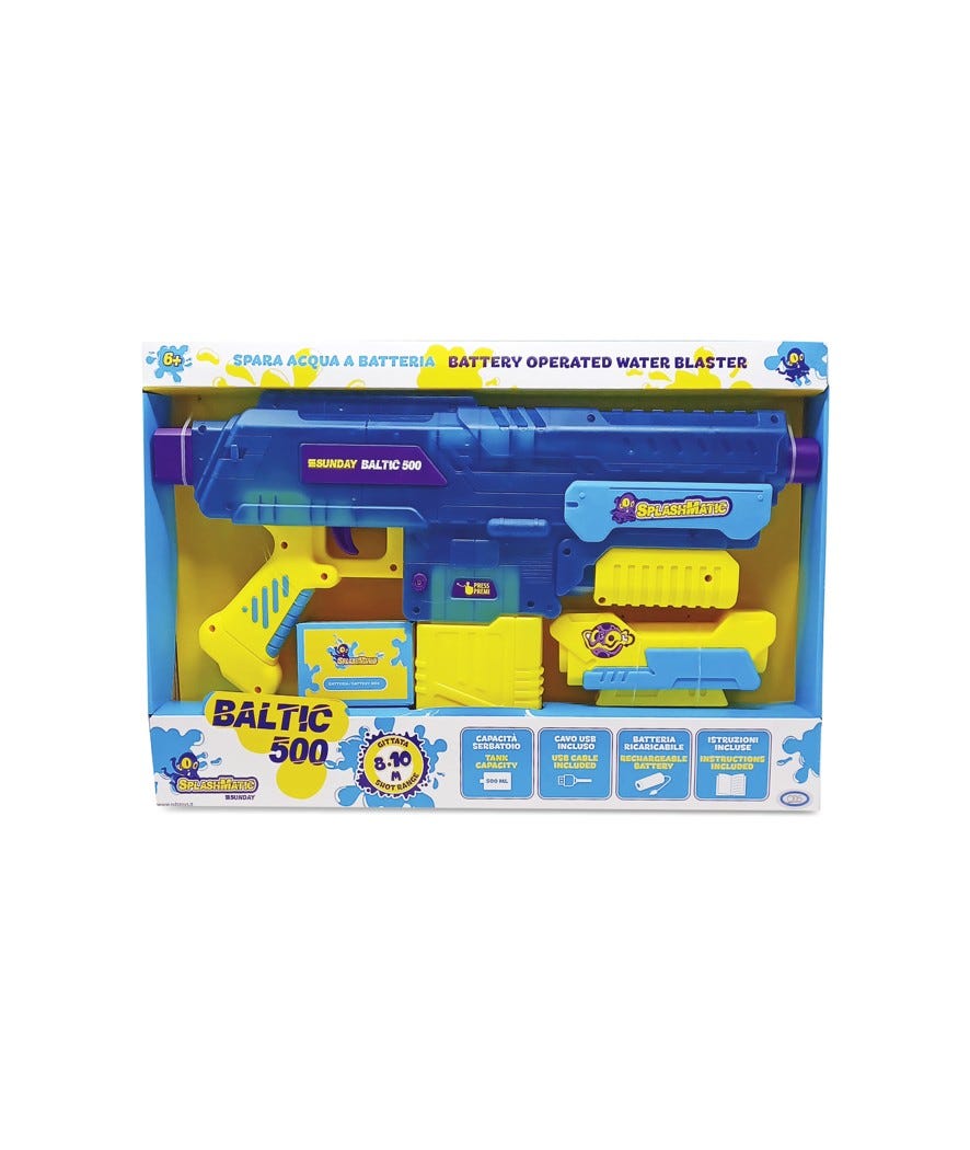 Splashmaric Baltic   spara acqua a batteria bicolor
