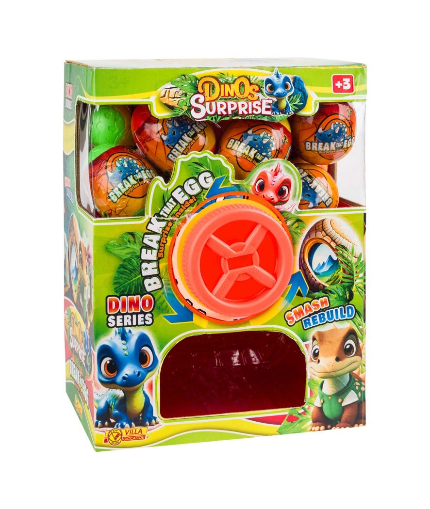 Rompi luovo Dinos surprise verde