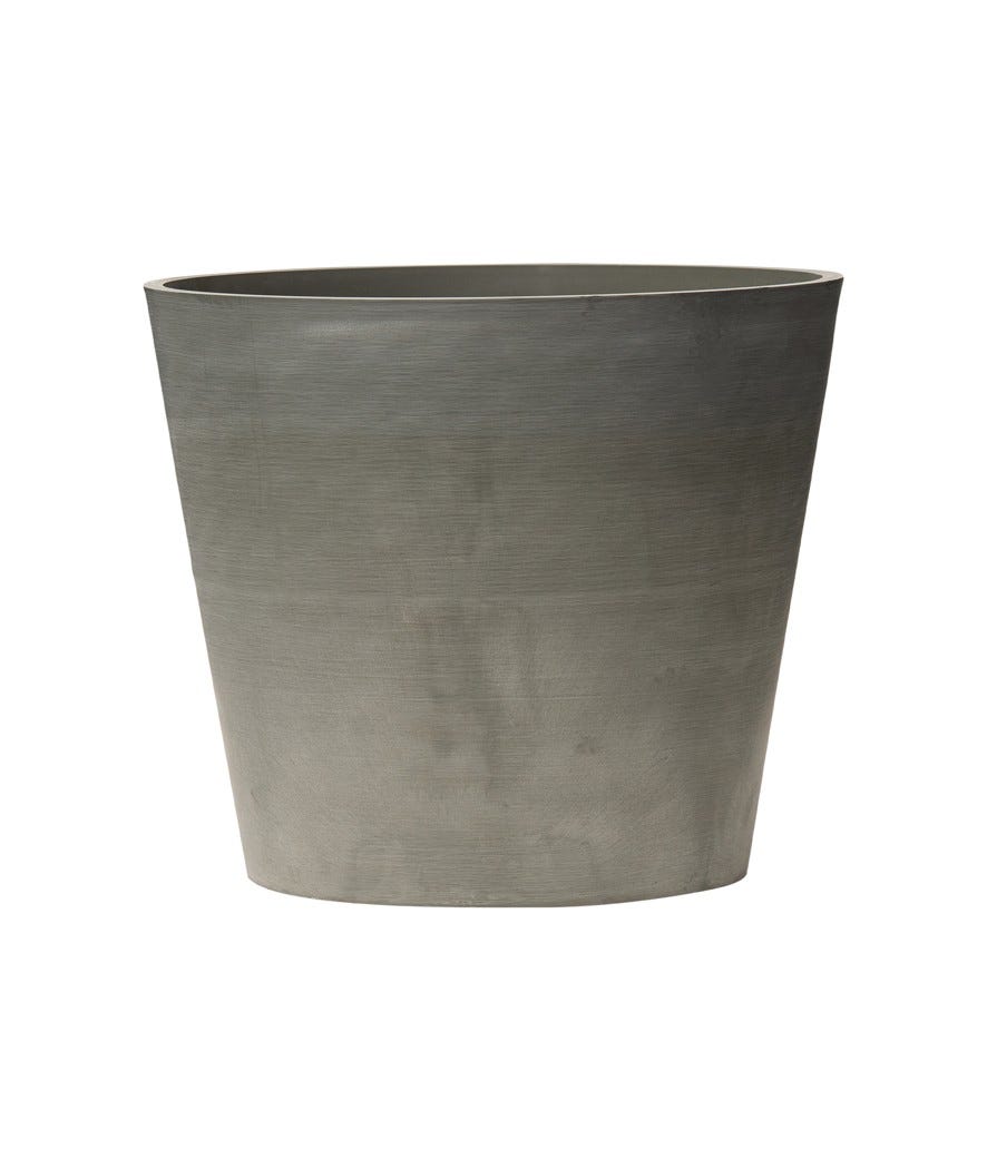 Vaso per fiori grigio chiaro 30 cm grigio chiaro