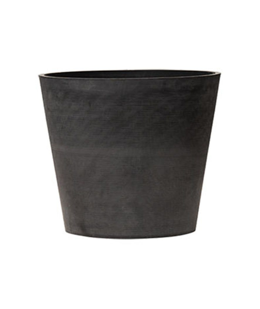 Vaso per fiori antracite 30 cm antracite