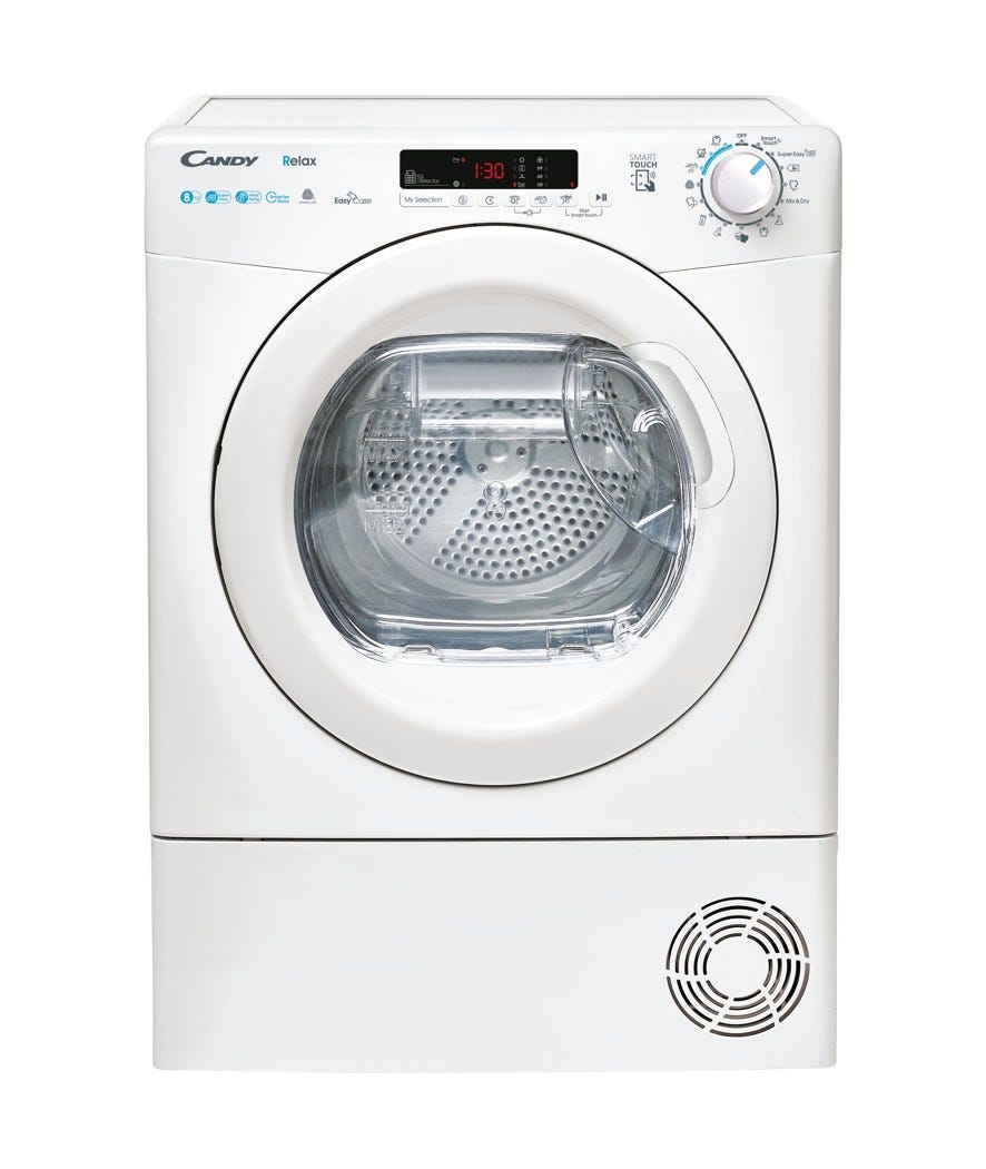 Asciugatrice 8 kg CREH8A3DE S bianco