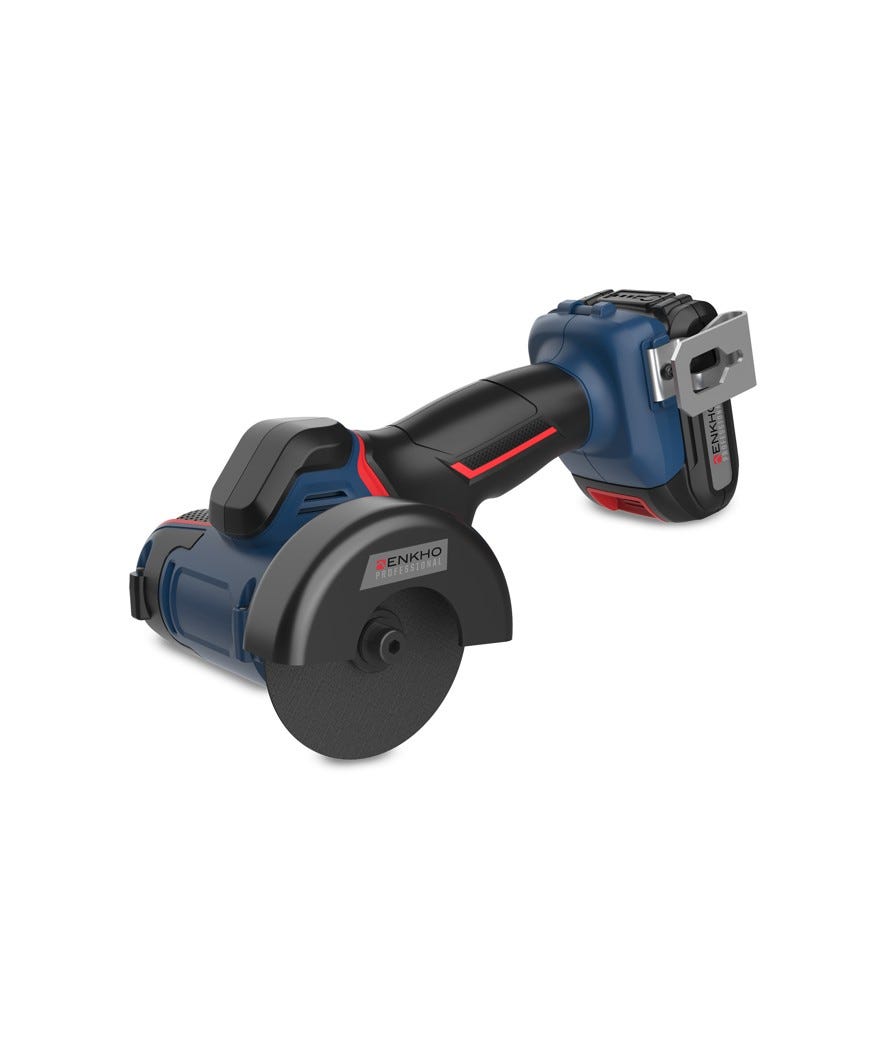 Smerigliatrice angolare 12V a batteria blu