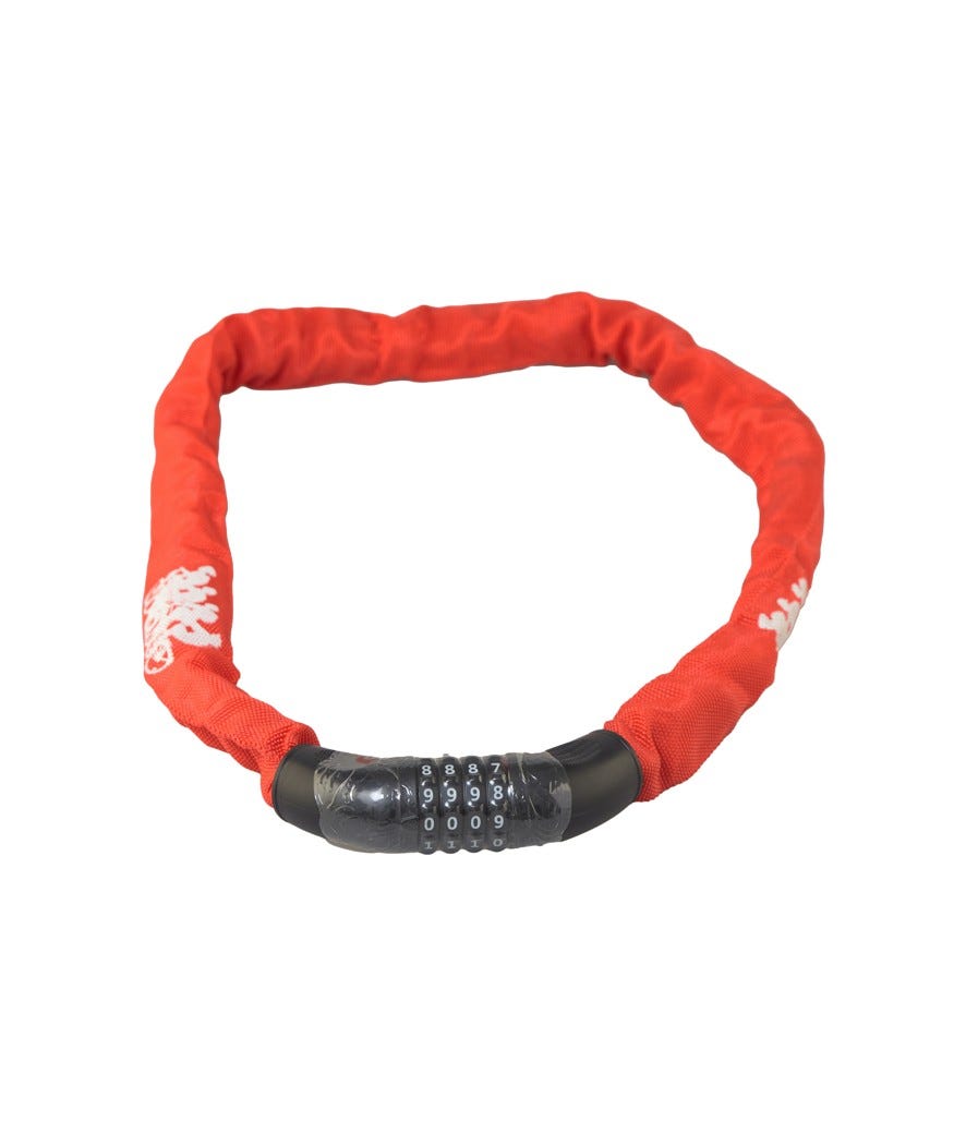 Catenone antifurto con combinazione rosso