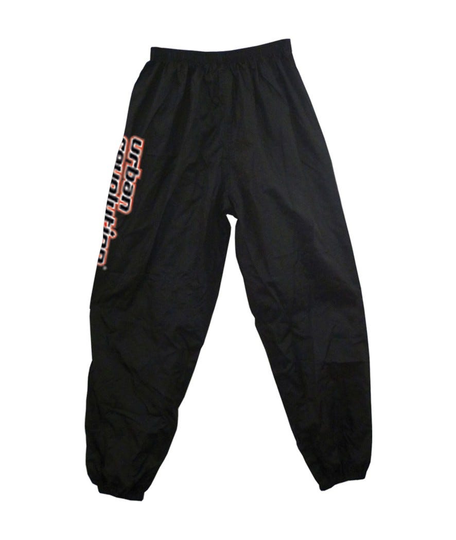 Pantaloni emergenza antipioggi unisex nero