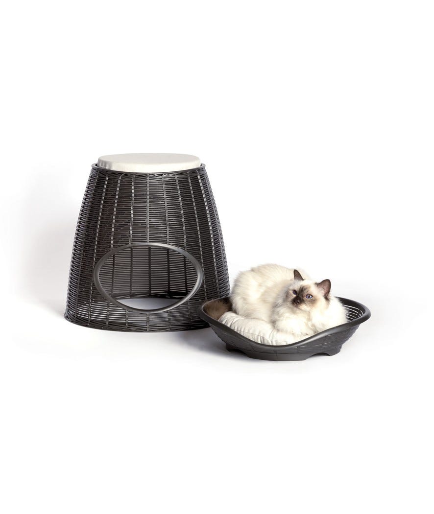 Cuccia Pouf Pasha antracite